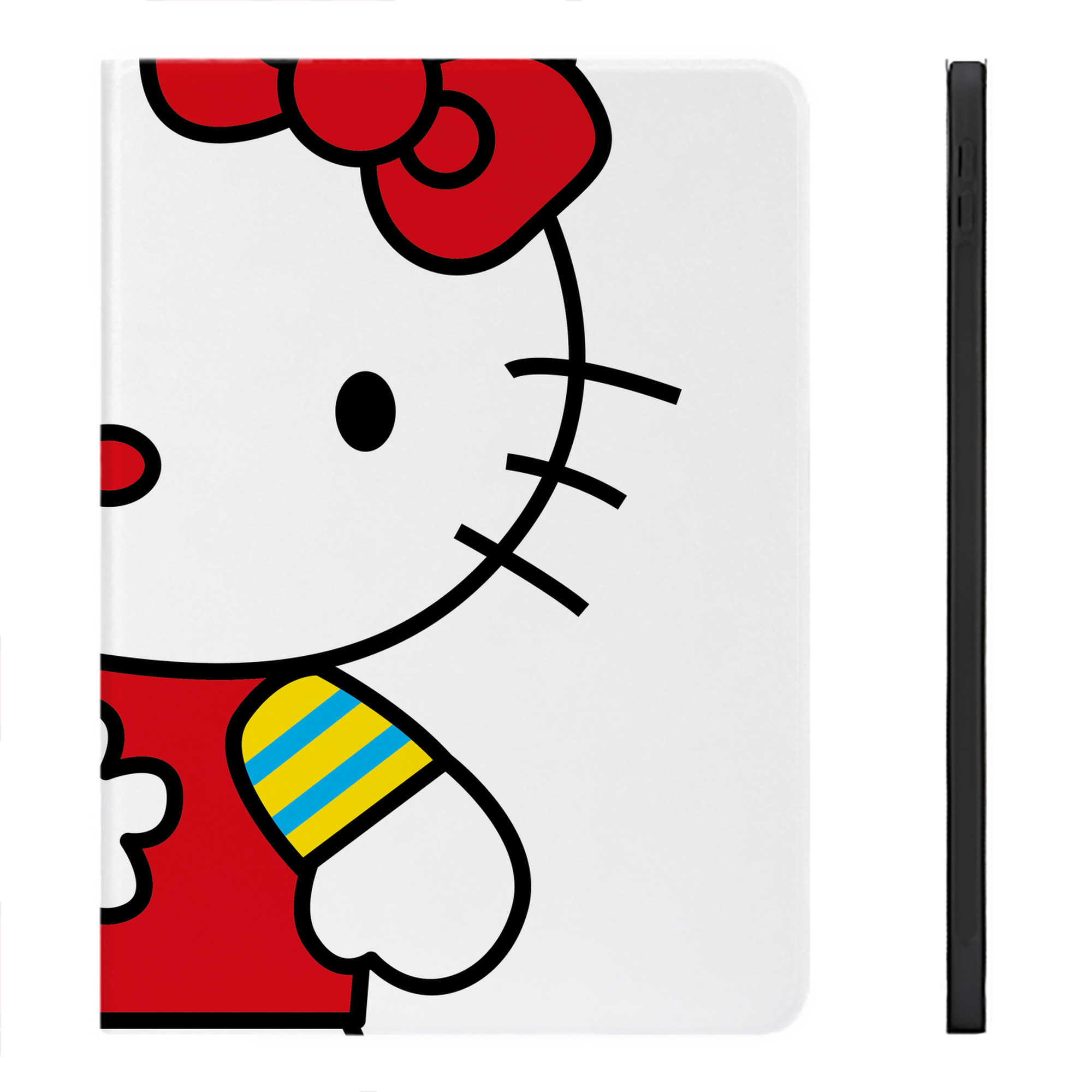 （画像用） Hello Kitty ハローキティ IPadケース ペンホルダー付き ブックスタイルデザイン